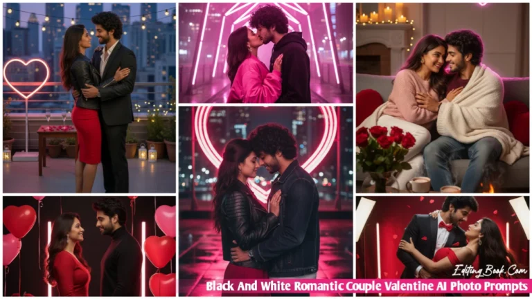 Valentine Day Neon Light Photo Editing Prompts